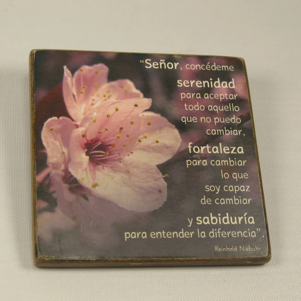 Imán "Plegaria de la serenidad" - Imagen 2