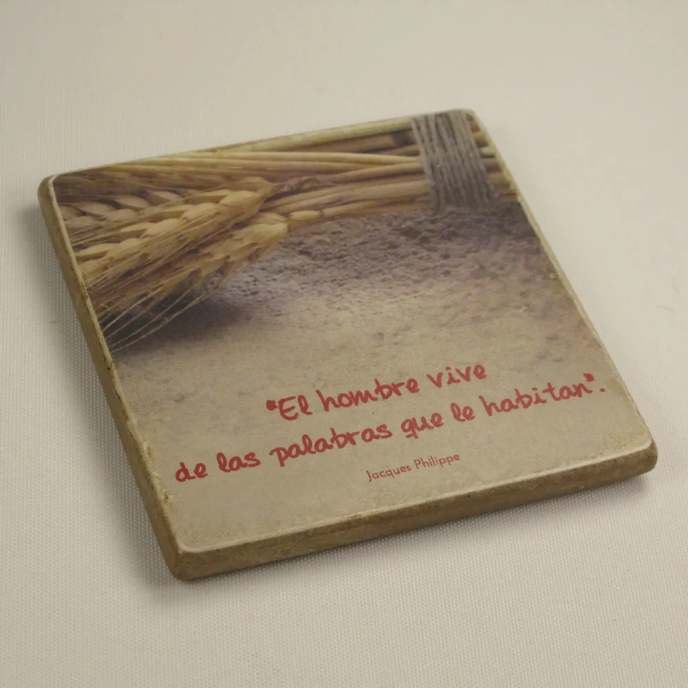 Imán "El hombre vive de las palabras" - Imagen 2